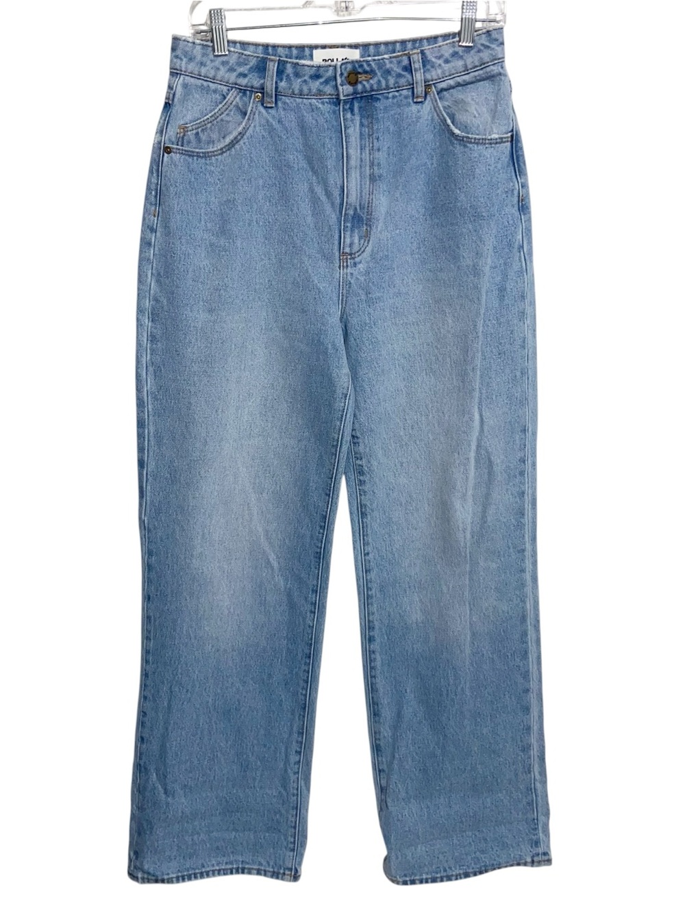 Rolla’s Jeans Womens Size 30 Heidi High Rise Loose Straight Denim Light Wash